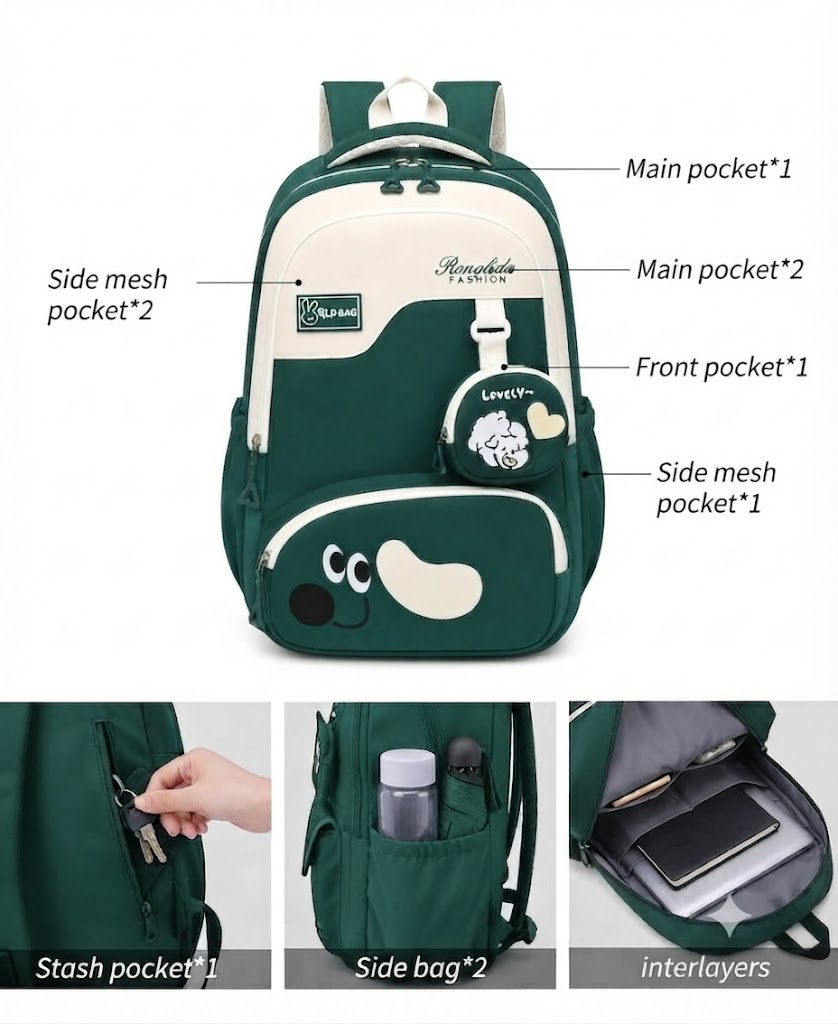WALSON 30L Laptop Backpack for Men  Women  Fits 17 Inch Laptop  Water-Resistant School College Office  Travel Bag