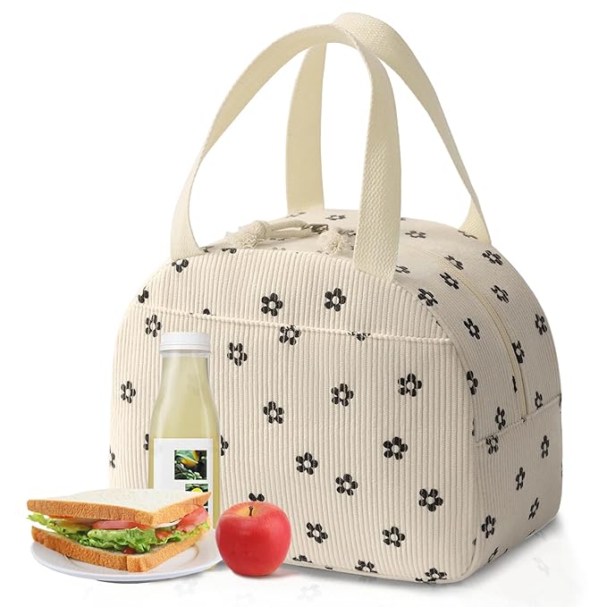 WALSON Insulated Lunch Bag  Leakproof Thermal Tiffin Tote for Men Women  Kids