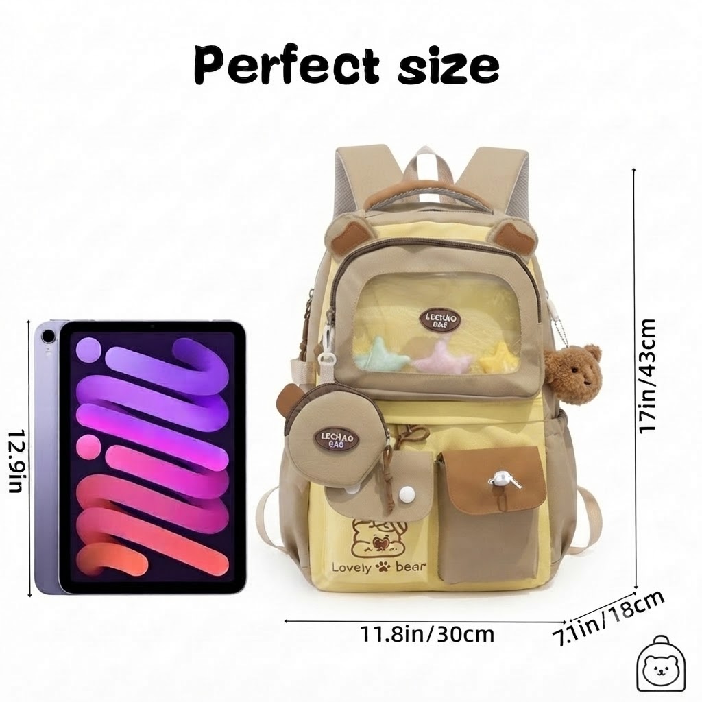 WALSON 30L Laptop Bag for Men Women Stylish Water-Resistant Backpack for School College Office Travel Fits 17-Inch Laptop