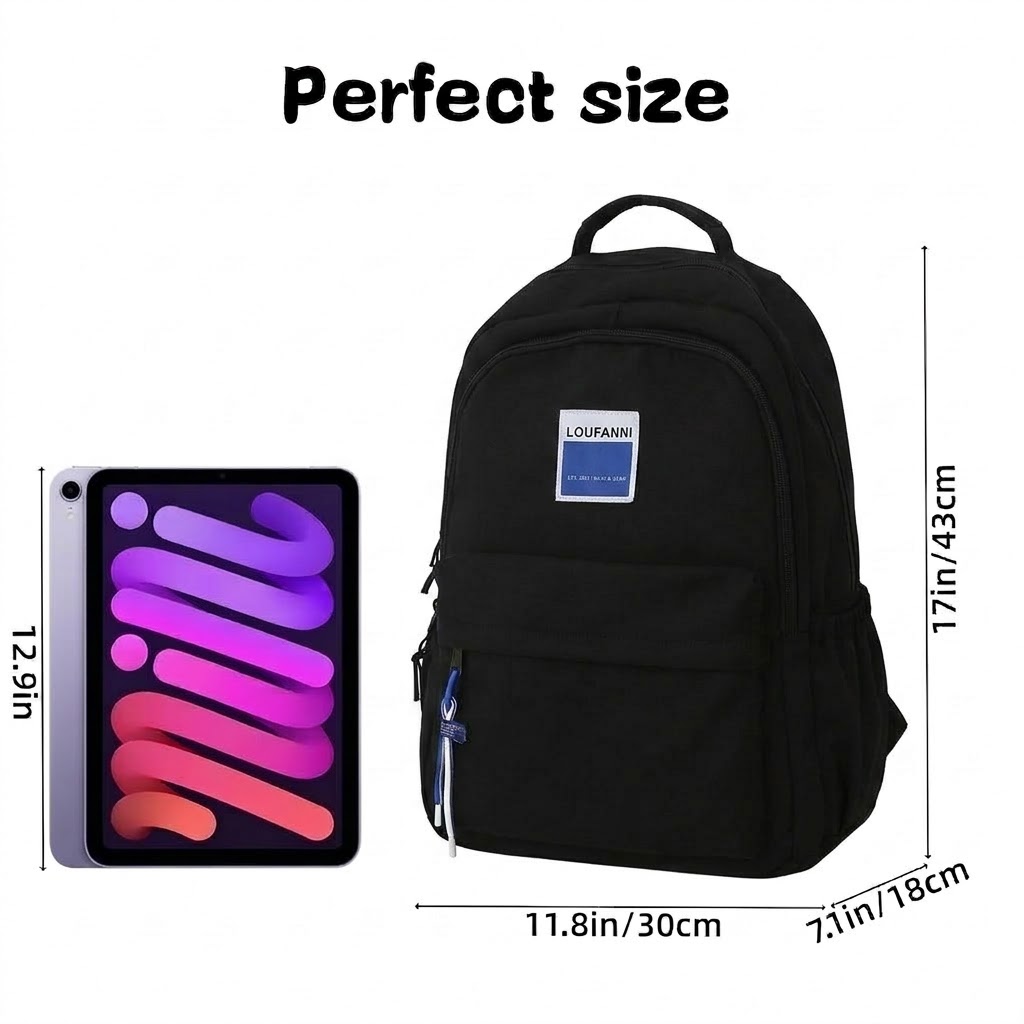 WALSON 30L Laptop Backpack for Men  Women  Fits 17 Inch Laptop  Water-Resistant School College Office  Travel Bag