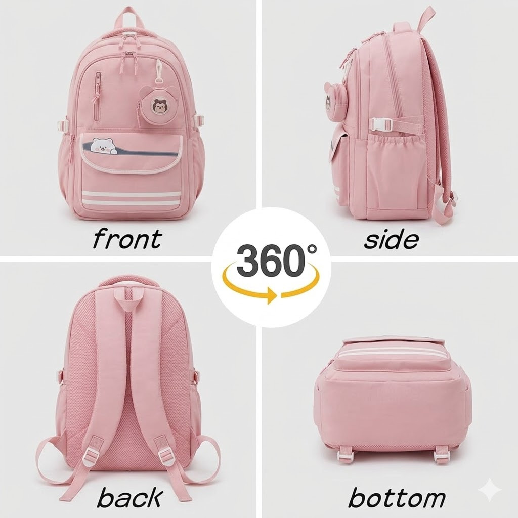 WALSON 30L Laptop Bag for Men  Women  Stylish Water-Resistant Backpack for School College Office  Travel  Fits 17-Inch Laptop