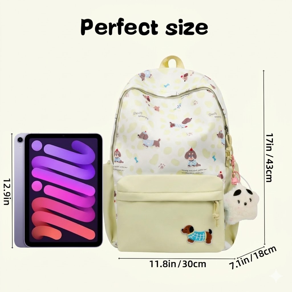 WALSON 30L Laptop Bag for Men  Women  Stylish Water-Resistant Backpack for School College Office  Travel  Fits 17-Inch Laptop