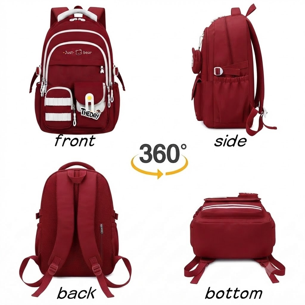 WALSON 30L Laptop Backpack for Men Women Fits 17 Inch Laptop Water-Resistant School College Office Travel Bag