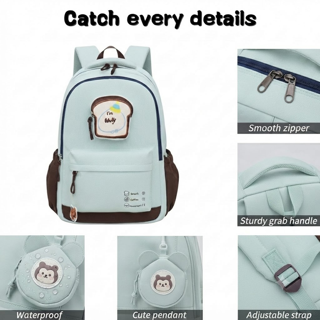 WALSON 30L Laptop Backpack for Men Women Fits 17 Inch Laptop Water-Resistant School College Office Travel Bag