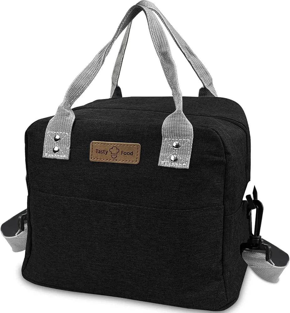 WALSON Insulated Lunch Bag Leakproof Thermal Tiffin Tote for Men Women Kids