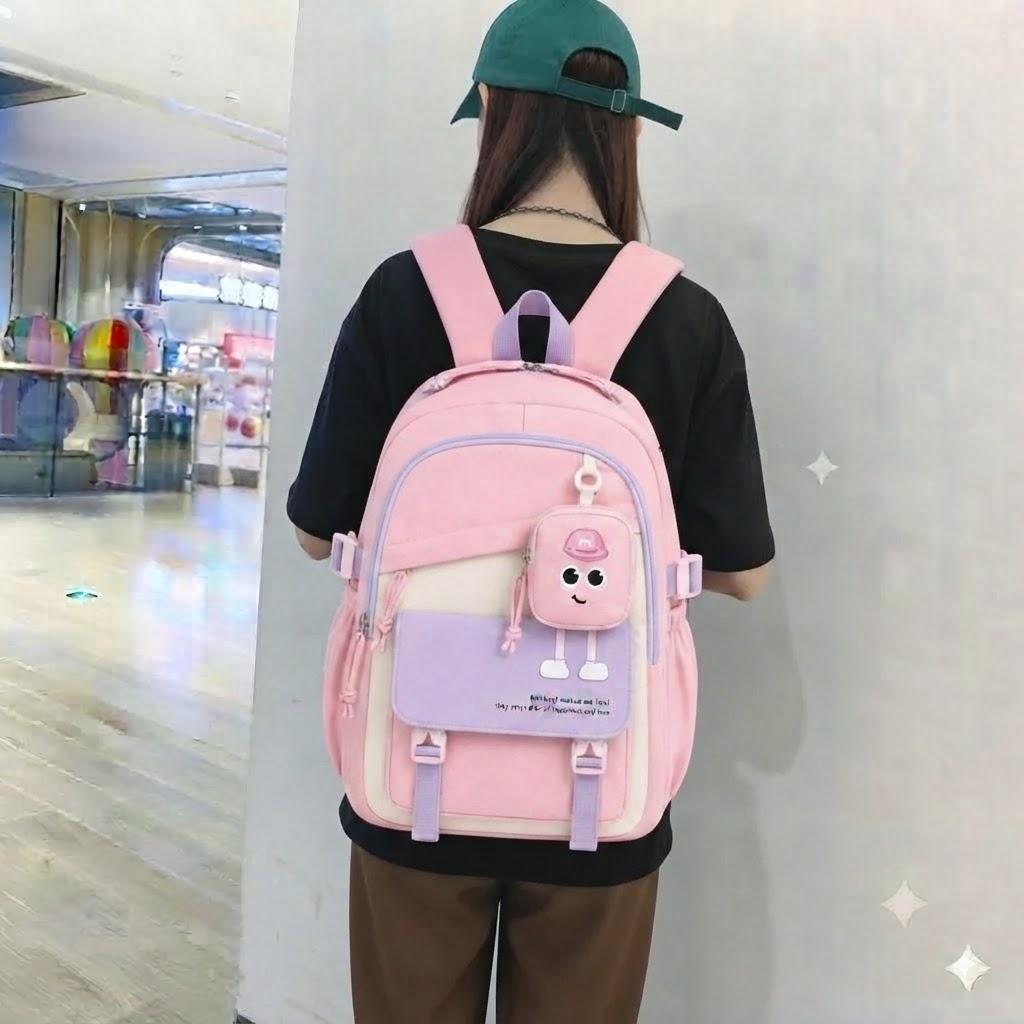 WALSON 30L Korean Laptop Backpack for Men  Women  Fits 17-Inch Laptop  Lightweight Water-Resistant Backpack for School College Office  Travel