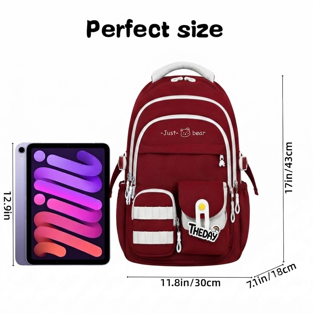 WALSON 30L Laptop Backpack for Men Women Fits 17 Inch Laptop Water-Resistant School College Office Travel Bag