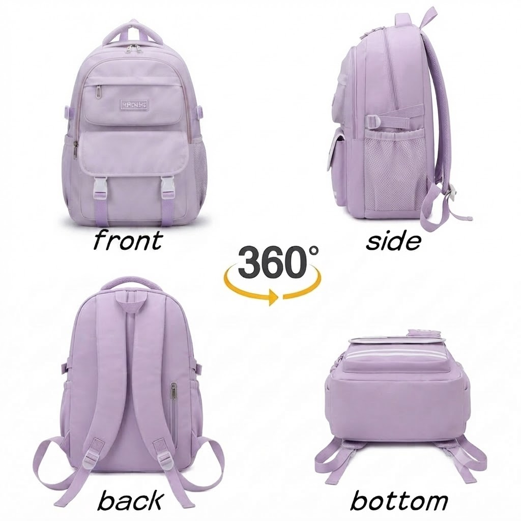 WALSON 30L Laptop Backpack for Men  Women  Fits 17 Inch Laptop  Water-Resistant School College Office  Travel Bag