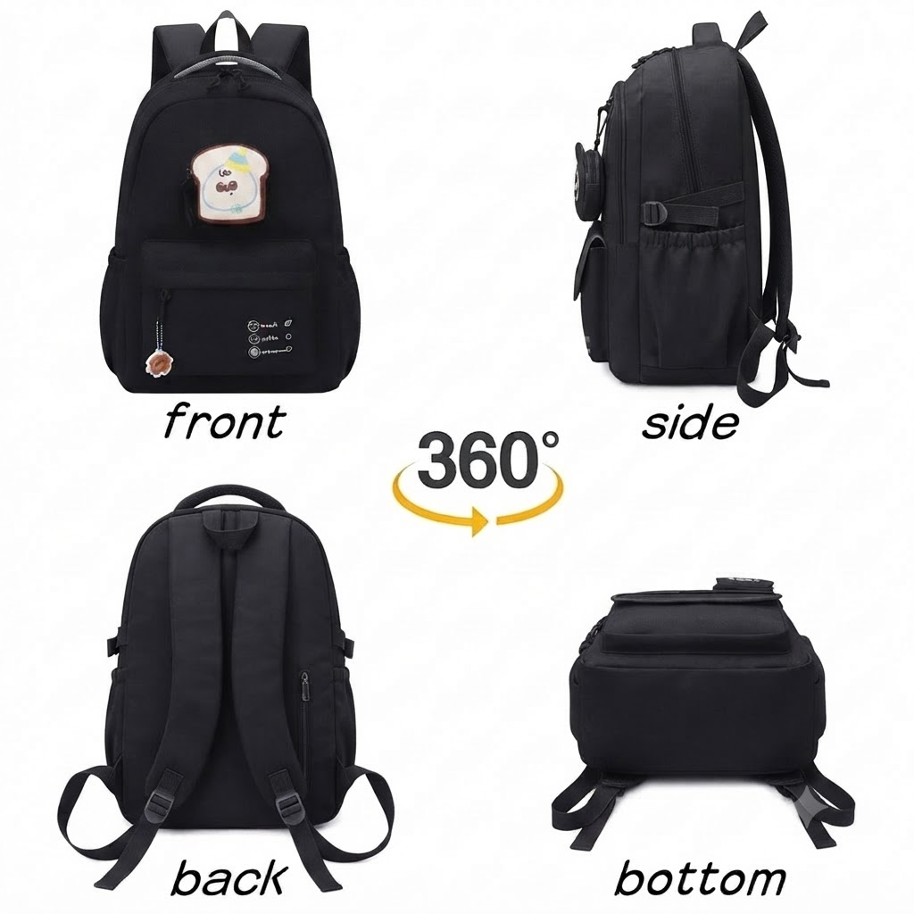 WALSON 30L Laptop Backpack for Men Women Fits 17 Inch Laptop Water-Resistant School College Office Travel Bag