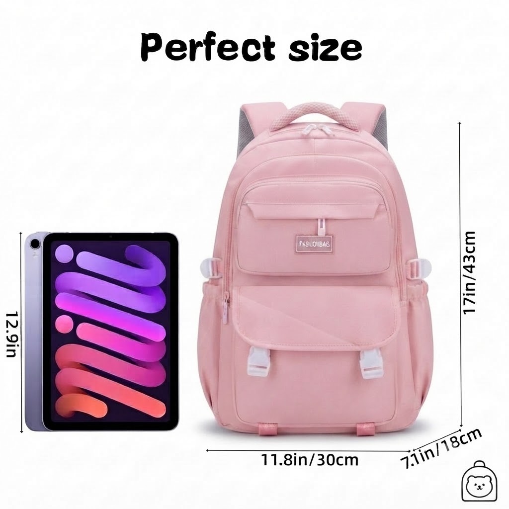 WALSON 30L Laptop Backpack for Men  Women  Fits 17 Inch Laptop  Water-Resistant School College Office  Travel Bag