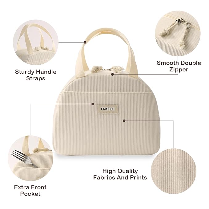 WALSON Insulated Lunch Bag Leakproof Thermal Tiffin Tote for Men Women Kids