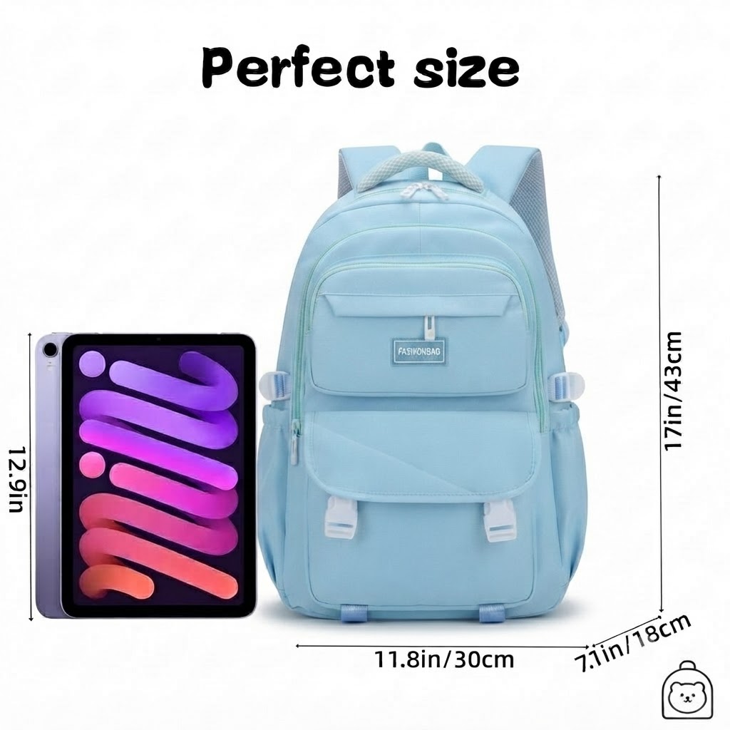 WALSON 30L Laptop Backpack for Men Women Fits 17 Inch Laptop Water-Resistant School College Office Travel Bag
