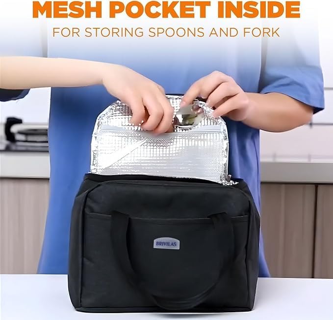 WALSON Insulated Lunch Bag  Leakproof Thermal Tiffin Tote for Men Women  Kids