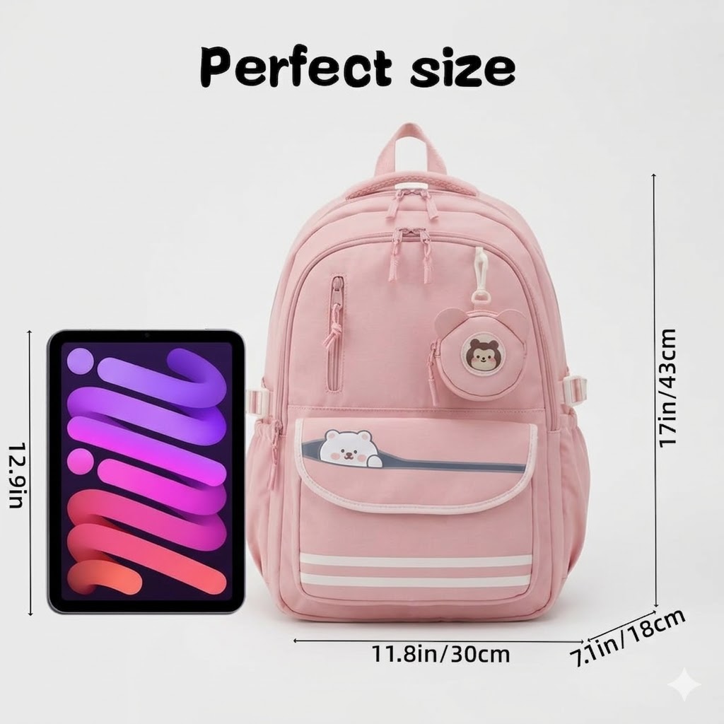 WALSON 30L Laptop Bag for Men  Women  Stylish Water-Resistant Backpack for School College Office  Travel  Fits 17-Inch Laptop