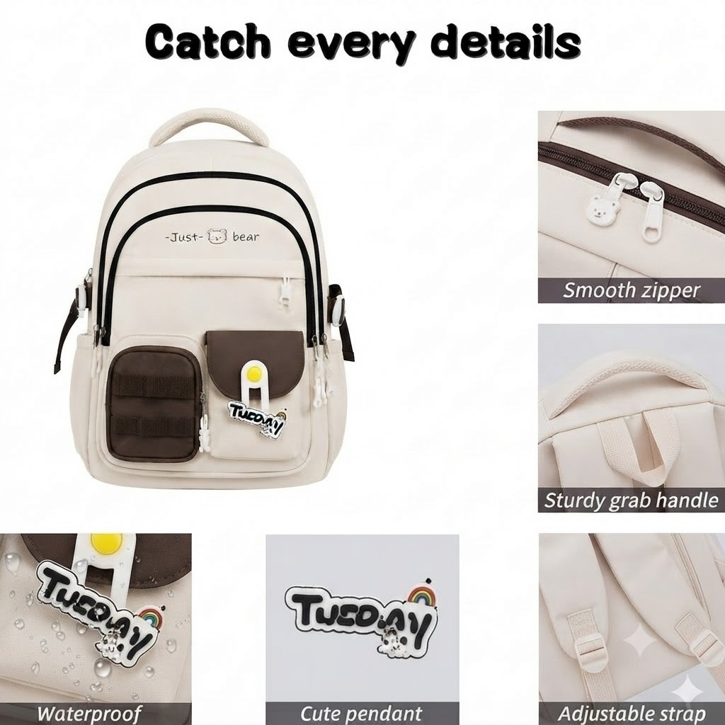 WALSON 30L Laptop Backpack for Men  Women  Fits 17 Inch Laptop  Water-Resistant School College Office  Travel Bag