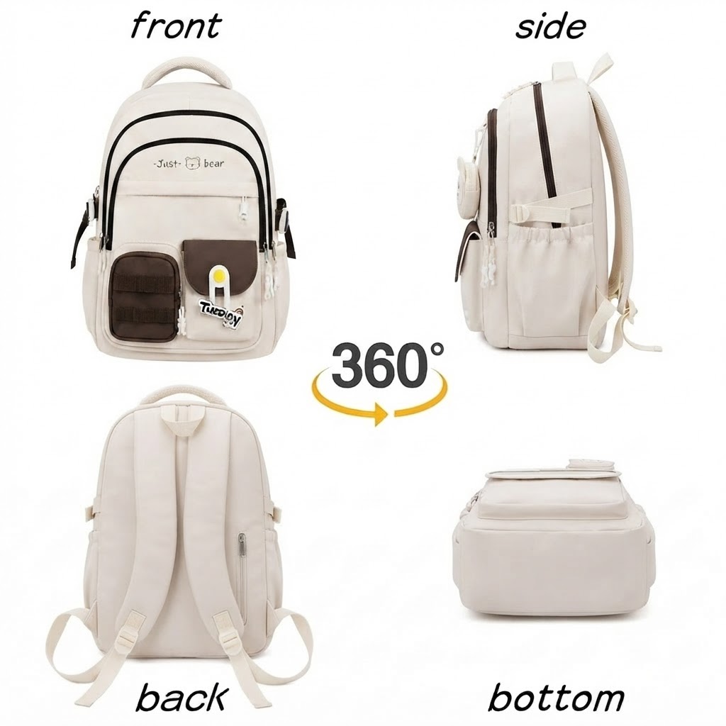 WALSON 30L Laptop Backpack for Men  Women  Fits 17 Inch Laptop  Water-Resistant School College Office  Travel Bag