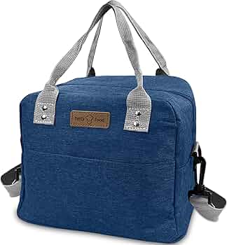 WALSON Insulated Lunch Bag  Leakproof Thermal Tiffin Tote for Men Women  Kids