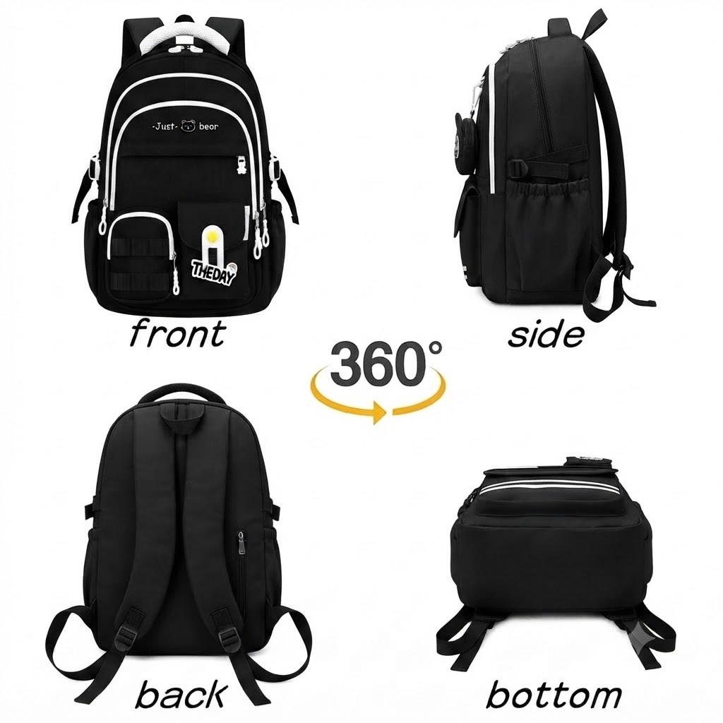 WALSON 30L Laptop Backpack for Men  Women  Fits 17 Inch Laptop  Water-Resistant School College Office  Travel Bag