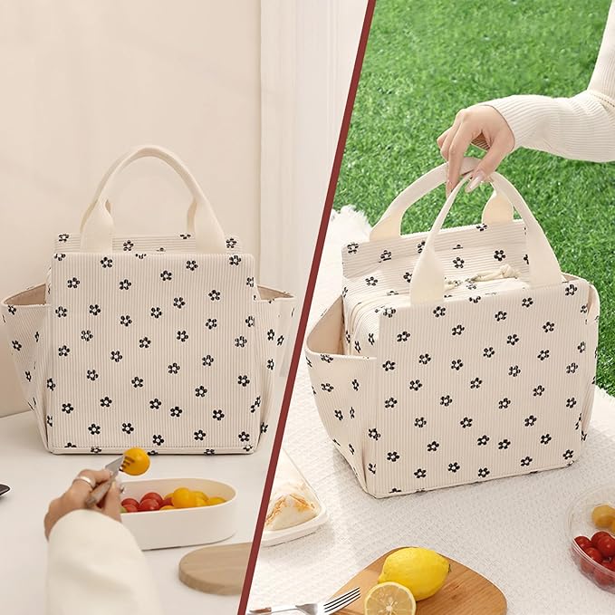 WALSON Insulated Lunch Bag  Leakproof Thermal Tiffin Tote for Men Women  Kids