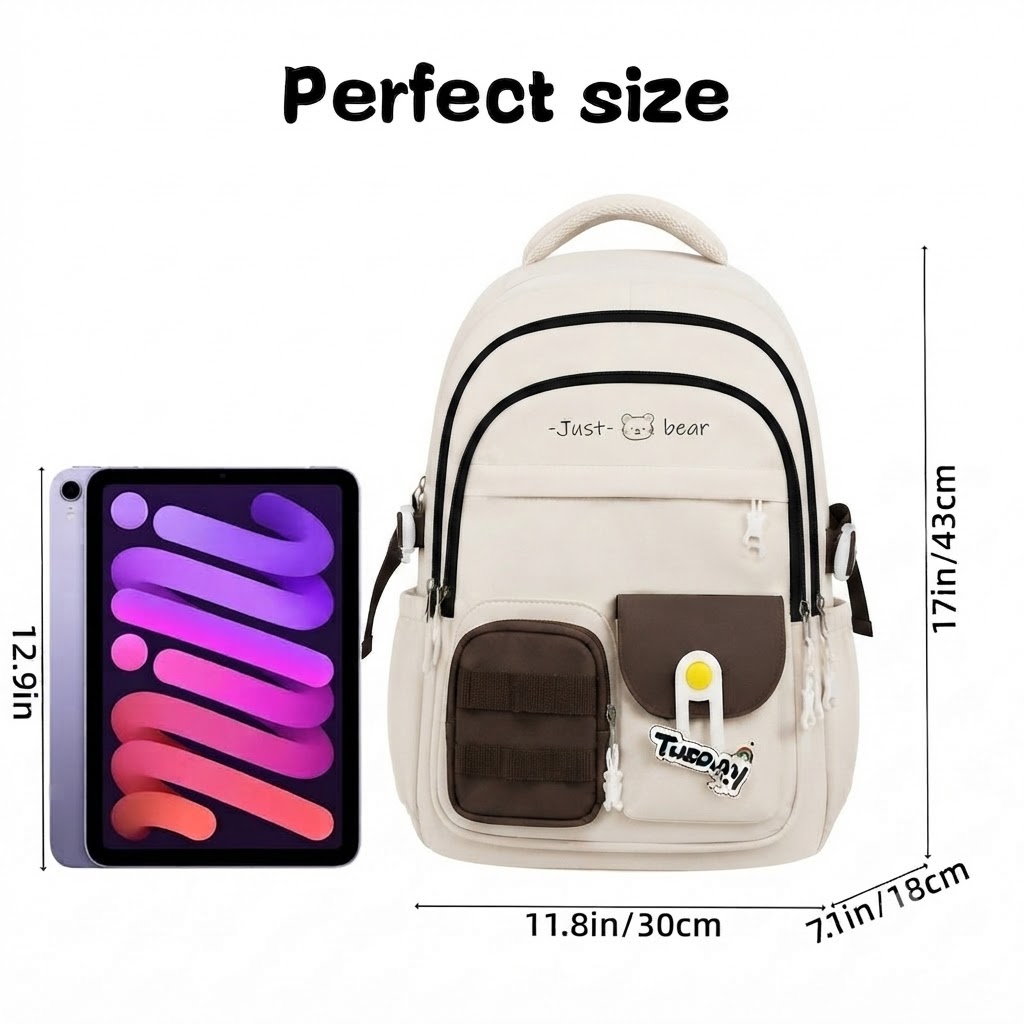 WALSON 30L Laptop Backpack for Men Women Fits 17 Inch Laptop Water-Resistant School College Office Travel Bag