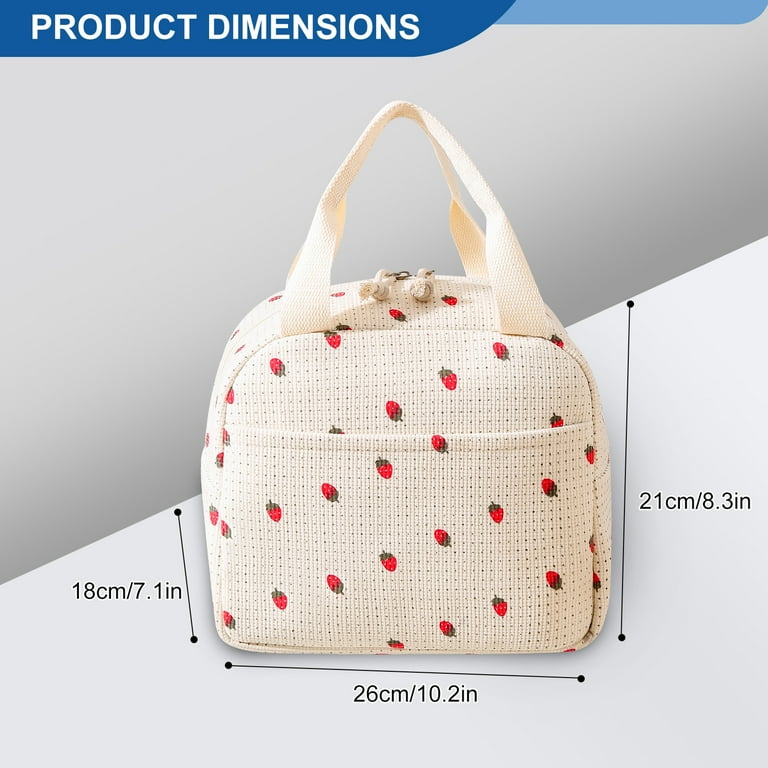 WALSON Insulated Lunch Bag Leakproof Thermal Tiffin Tote for Men Women Kids