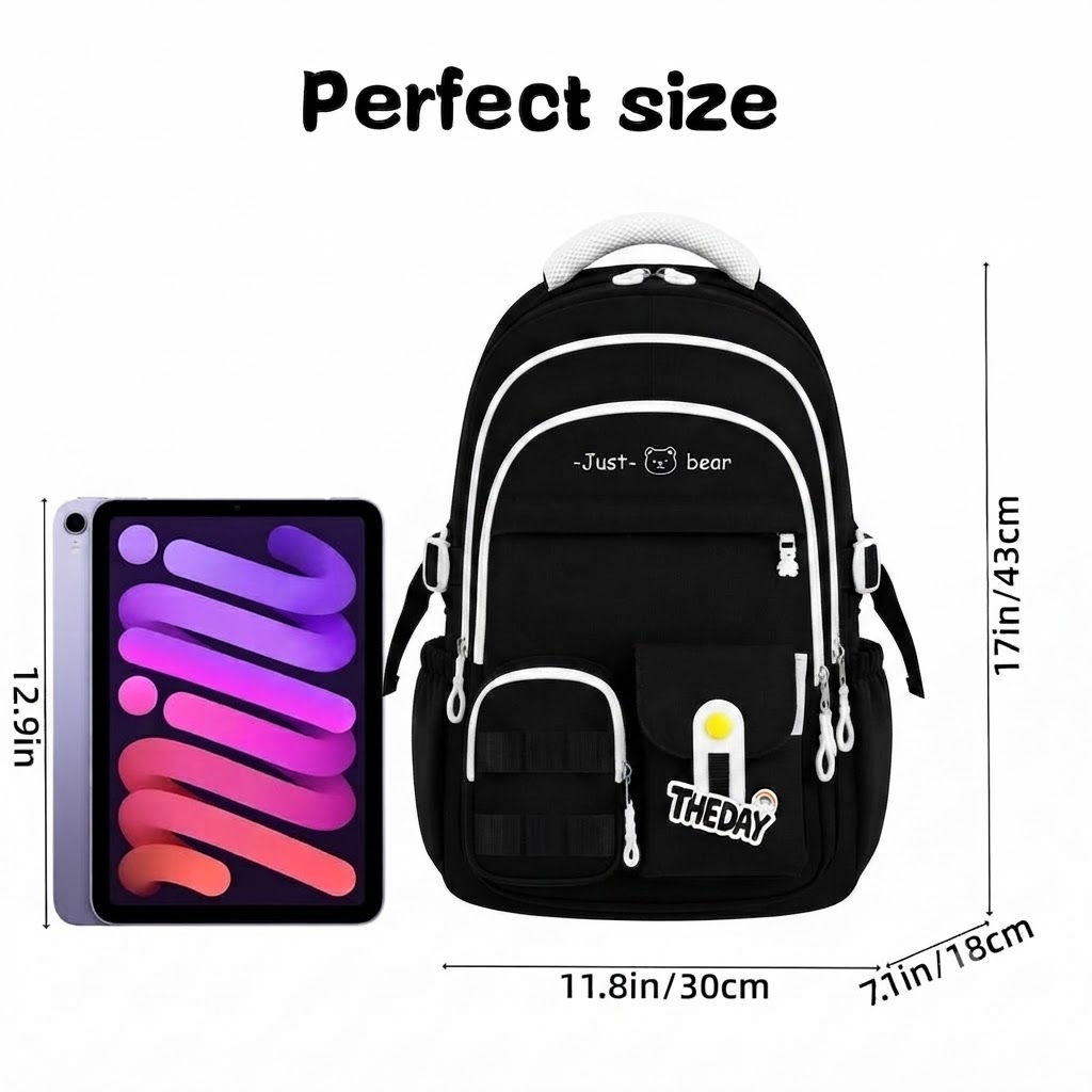 WALSON 30L Laptop Backpack for Men Women Fits 17 Inch Laptop Water-Resistant School College Office Travel Bag