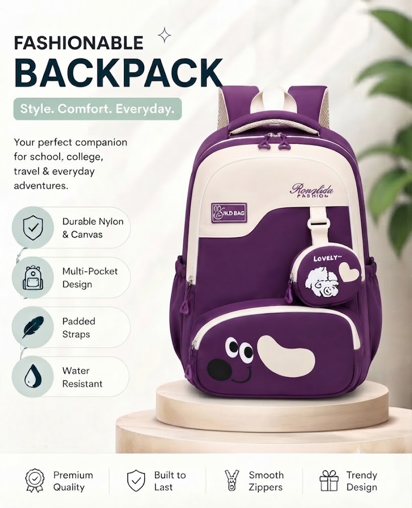 WALSON 30L Laptop Backpack for Men Women Fits 17 Inch Laptop Water-Resistant School College Office Travel Bag