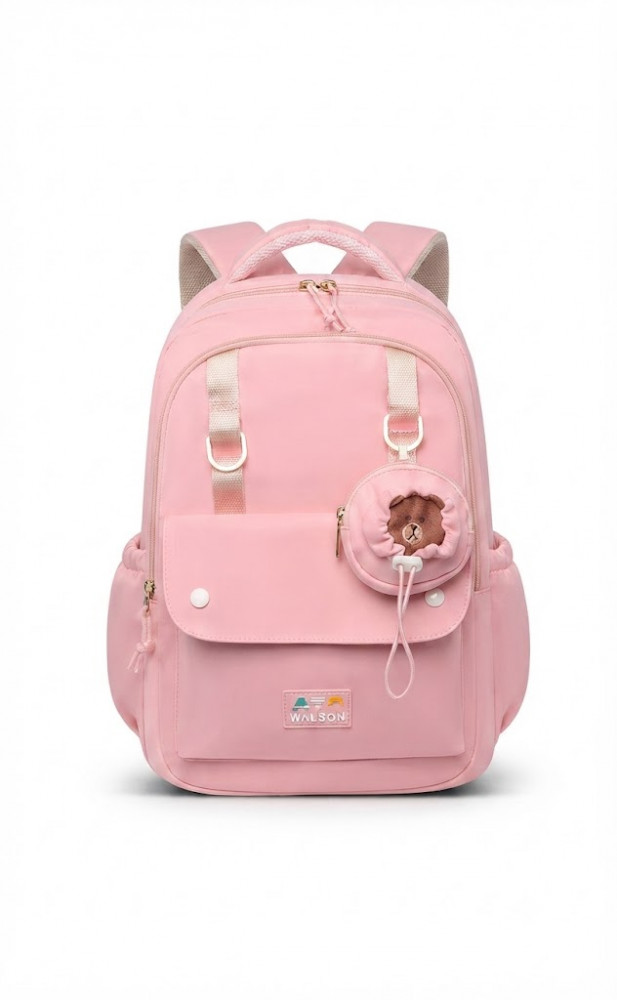 Image of WALSON 30L Korean Laptop Backpack for Men &amp; Women | Fits 17-Inch Laptop | Lightweight Water-Resistant Backpack for School, College, Office &amp; Travel