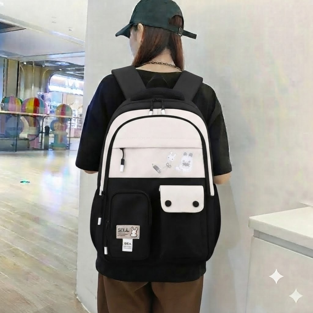 WALSON 30L Laptop Bag for Men  Women  Stylish Water-Resistant Backpack for School College Office  Travel  Fits 17-Inch Laptop