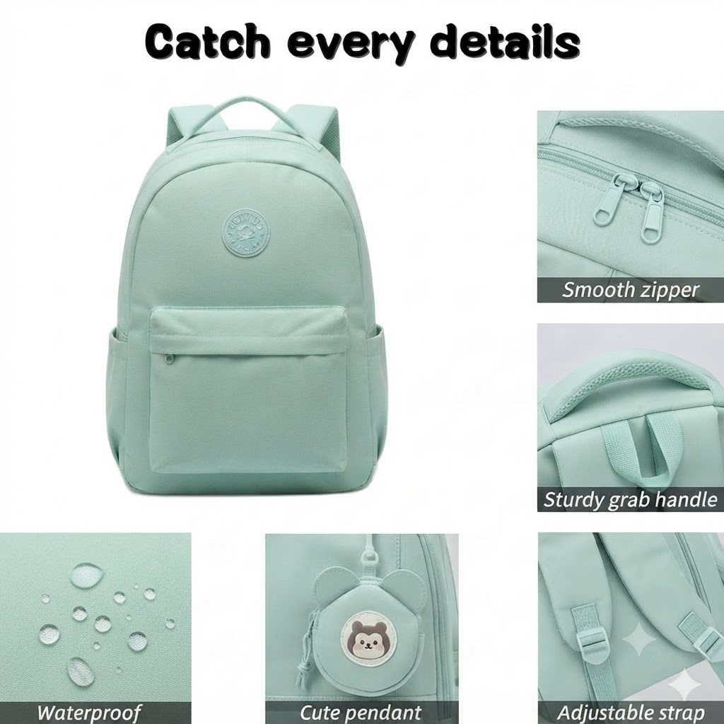 WALSON 30L Laptop Backpack for Men Women Fits 17 Inch Laptop Water-Resistant School College Office Travel Bag