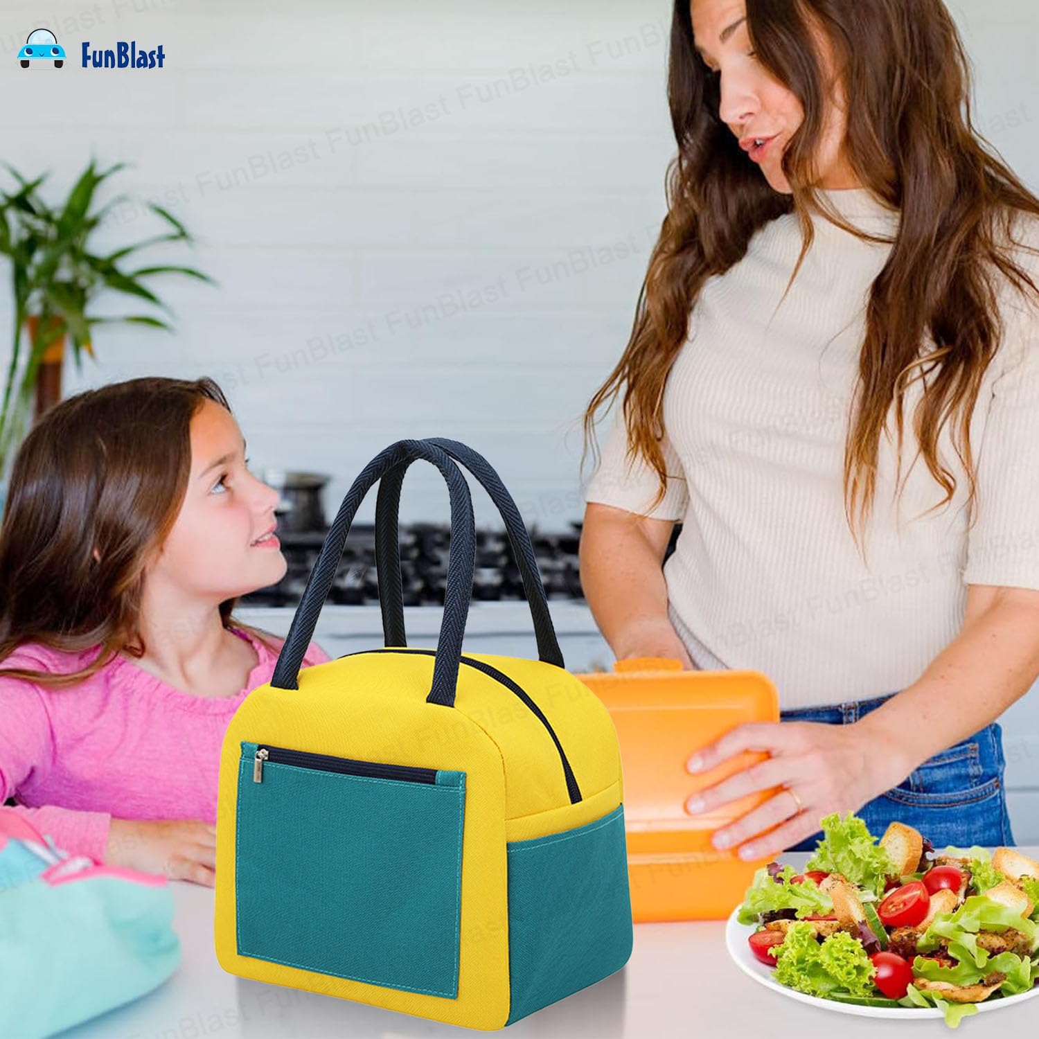 WALSON Insulated Lunch Bag  Leakproof Thermal Tiffin Tote for Men Women  Kids