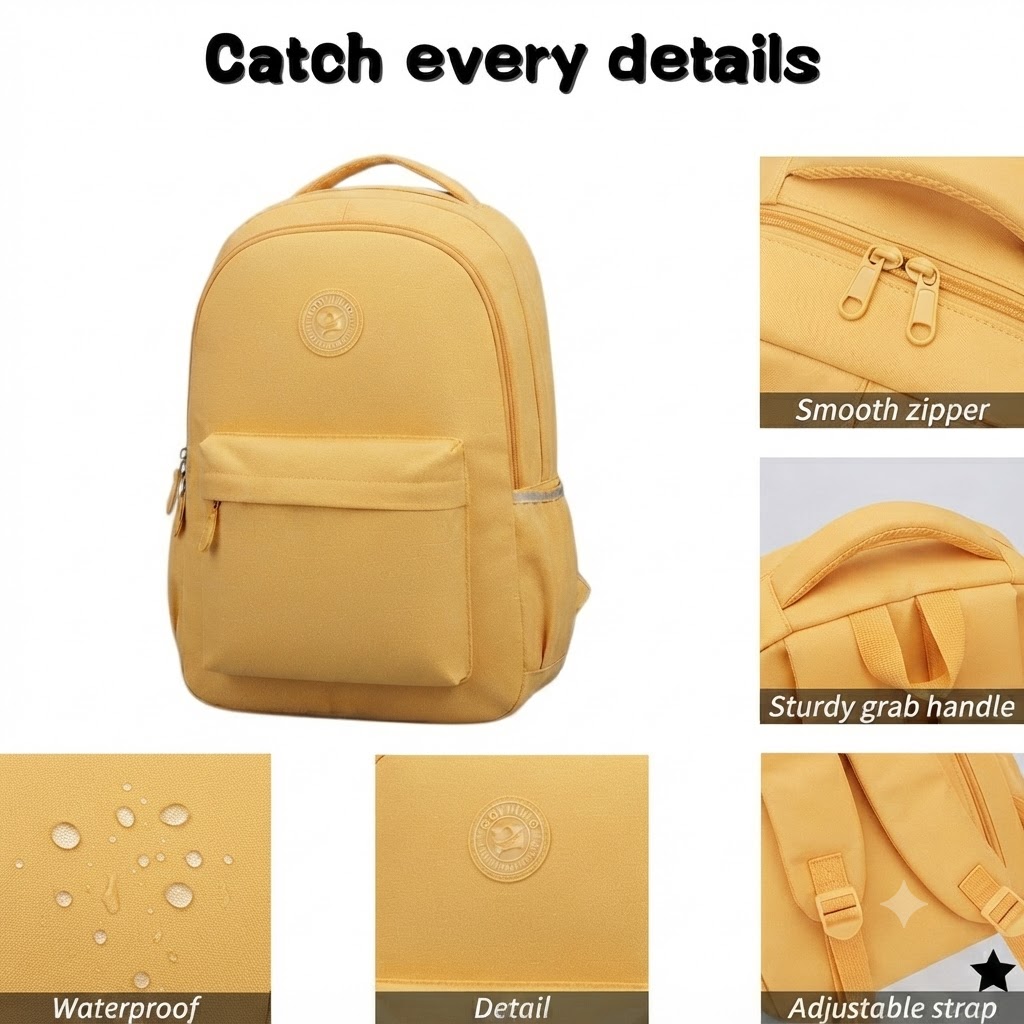 WALSON 30L Laptop Backpack for Men  Women  Fits 17 Inch Laptop  Water-Resistant School College Office  Travel Bag