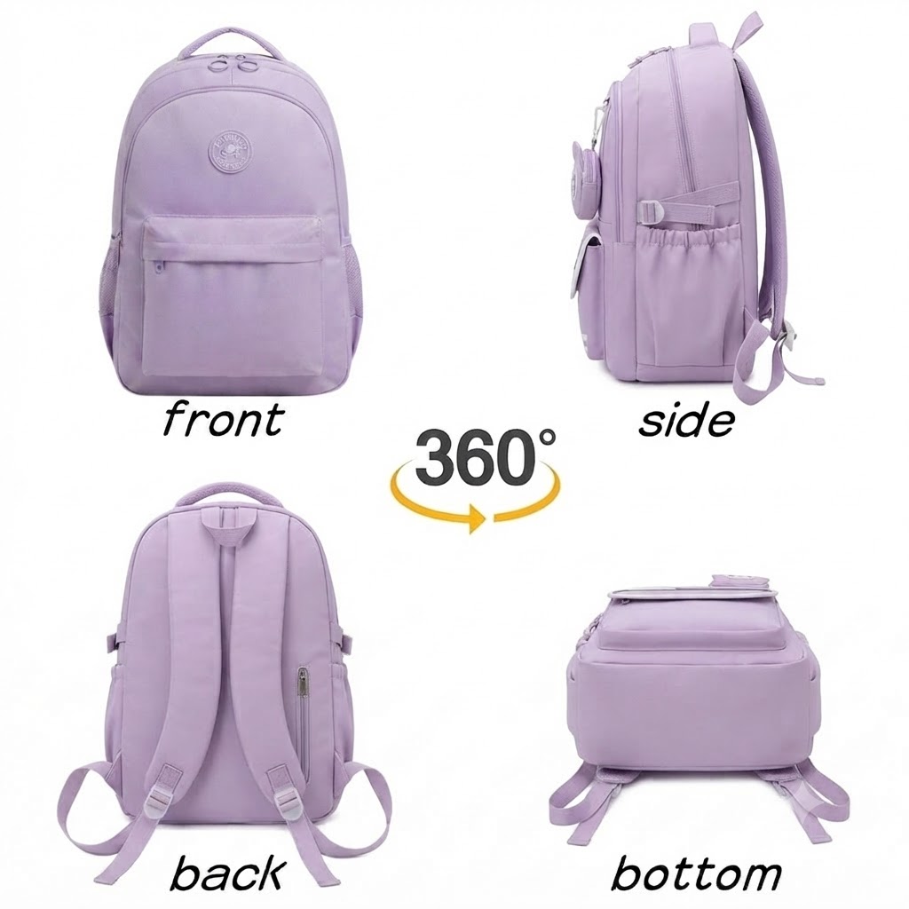 WALSON 30L Laptop Backpack for Men  Women  Fits 17 Inch Laptop  Water-Resistant School College Office  Travel Bag