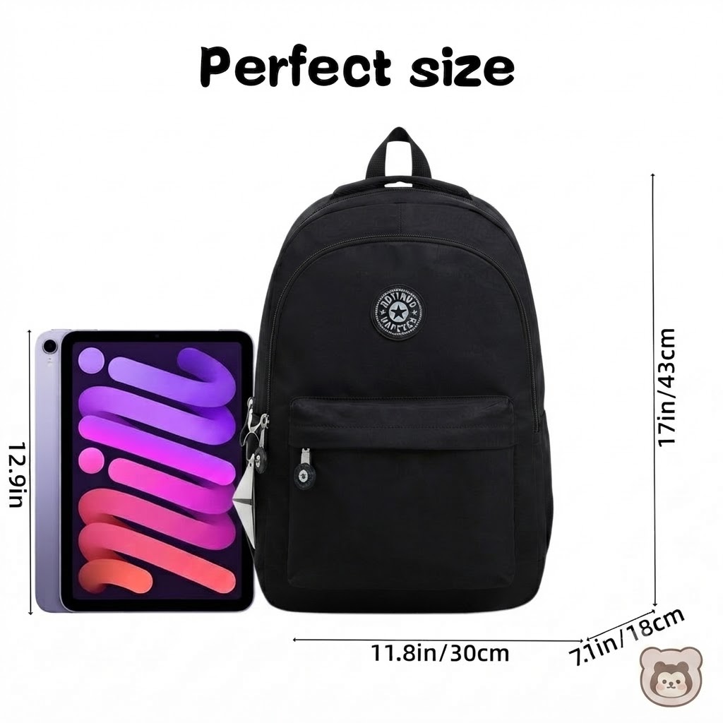 WALSON 30L Laptop Backpack for Men Women Fits 17 Inch Laptop Water-Resistant School College Office Travel Bag