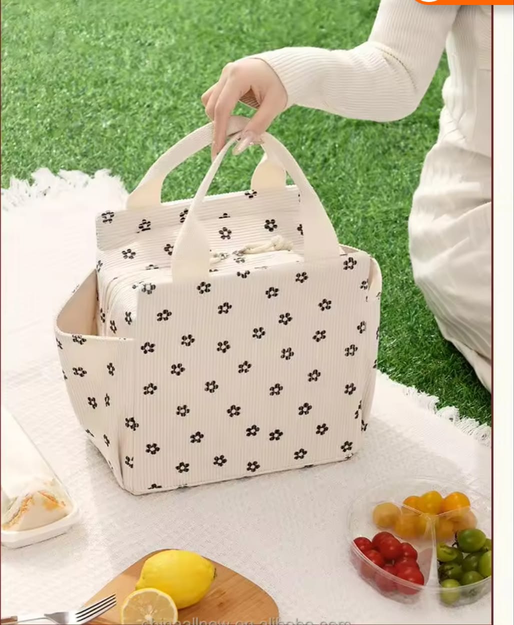 WALSON Insulated Lunch Bag Leakproof Thermal Tiffin Tote for Men Women Kids