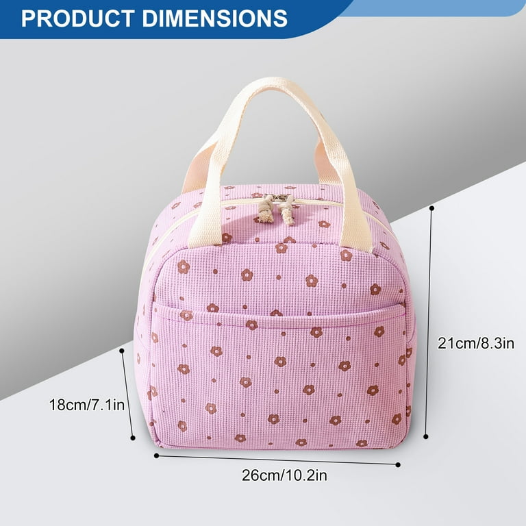 WALSON Insulated Lunch Bag  Leakproof Thermal Tiffin Tote for Men Women  Kids