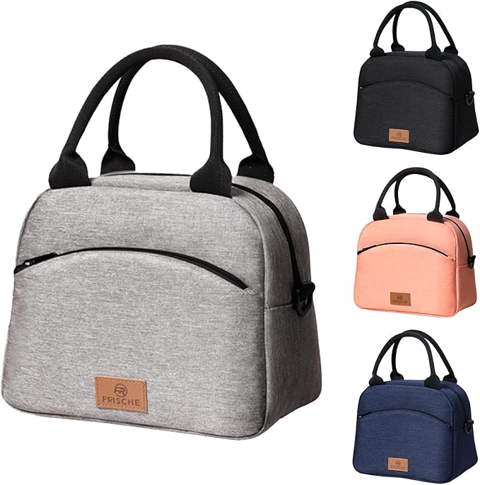 WALSON Insulated Lunch Bag  Leakproof Thermal Tiffin Tote for Men Women  Kids