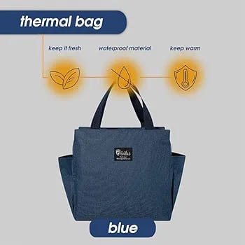 WALSON Insulated Lunch Bag  Leakproof Thermal Tiffin Tote for Men Women  Kids