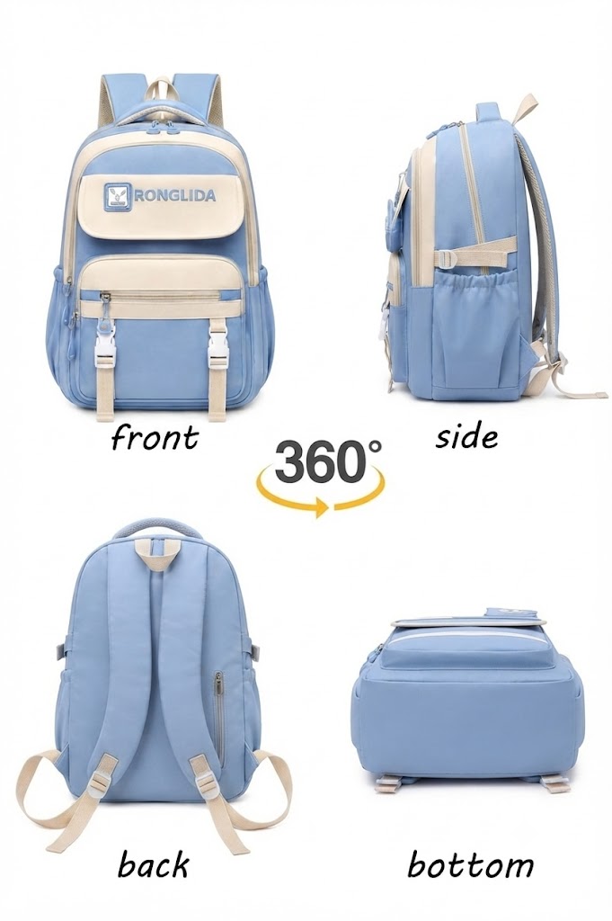 WALSON 30L Laptop Backpack for Men  Women  Fits 17 Inch Laptop  Water-Resistant School College Office  Travel Bag