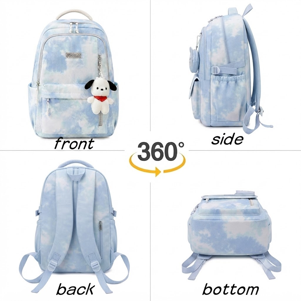 WALSON 30L Laptop Backpack for Men Women Fits 17 Inch Laptop Water-Resistant School College Office Travel Bag