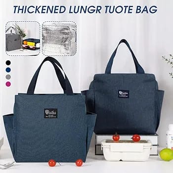 WALSON Insulated Lunch Bag  Leakproof Thermal Tiffin Tote for Men Women  Kids