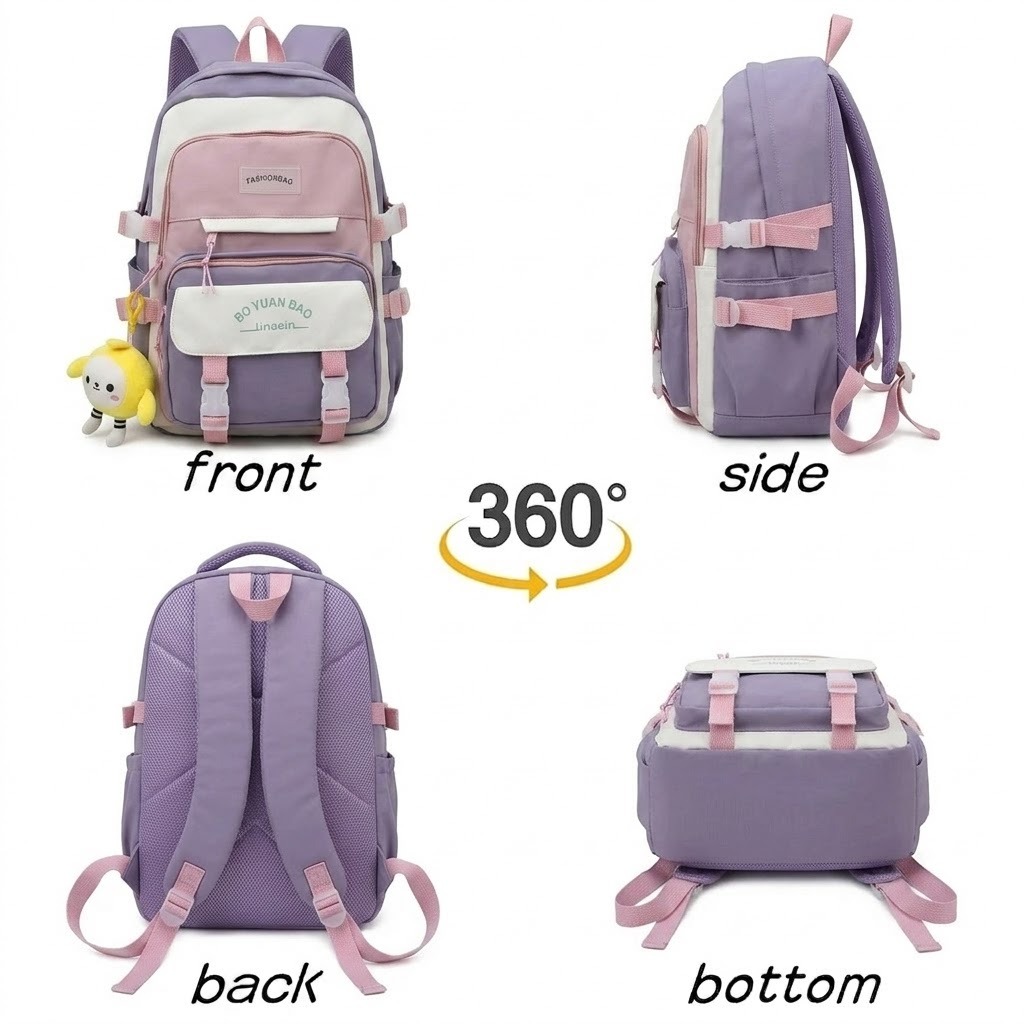 WALSON 30L Laptop Backpack for Men Women Fits 17 Inch Laptop Water-Resistant School College Office Travel Bag