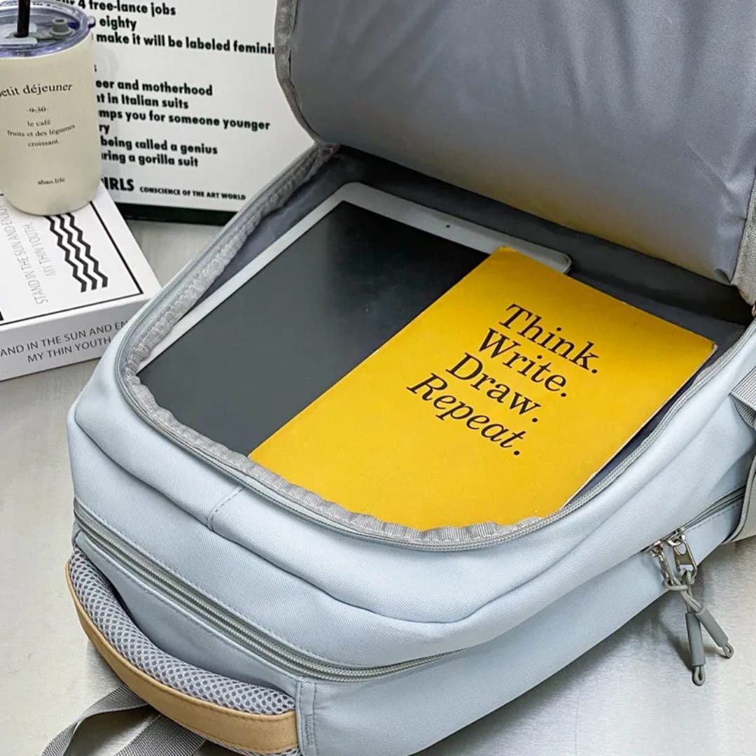 WALSON 30L Laptop Bag for Men Women Stylish Water-Resistant Backpack for School College Office Travel Fits 17-Inch Laptop