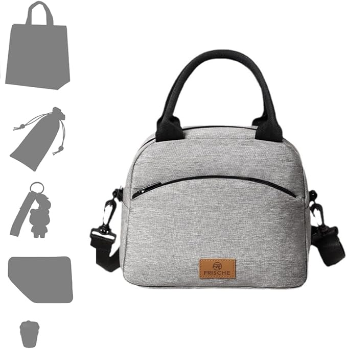 WALSON Insulated Lunch Bag  Leakproof Thermal Tiffin Tote for Men Women  Kids
