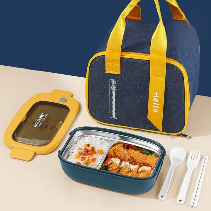 WALSON Insulated Lunch Bag Leakproof Thermal Tiffin Tote for Men Women Kids