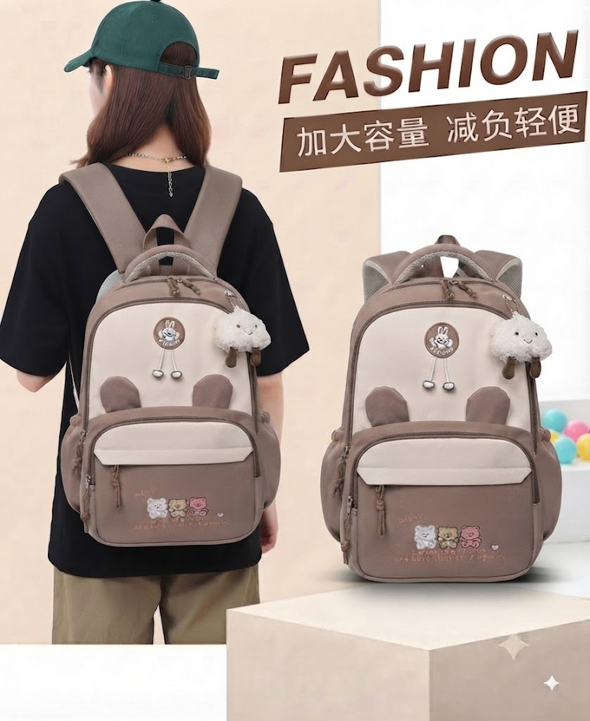 WALSON 30L Korean Laptop Backpack for Men Women Fits 17-Inch Laptop Lightweight Water-Resistant Backpack for School College Office Travel