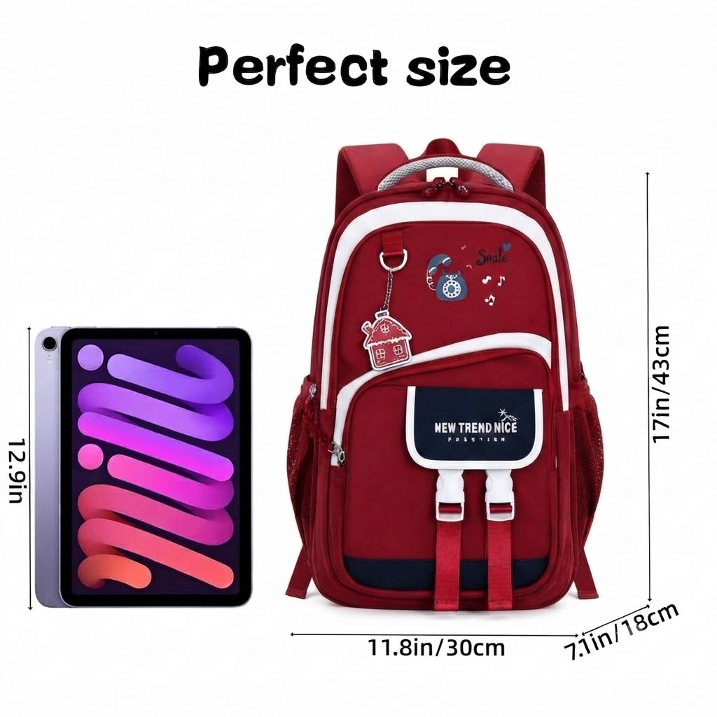 WALSON 30L Korean Laptop Backpack for Men  Women  Fits 17-Inch Laptop  Lightweight Water-Resistant Backpack for School College Office  Travel
