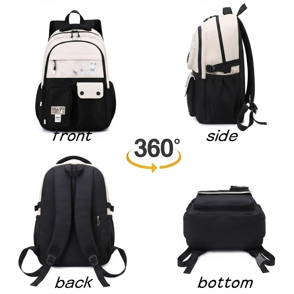 WALSON 30L Laptop Bag for Men  Women  Stylish Water-Resistant Backpack for School College Office  Travel  Fits 17-Inch Laptop
