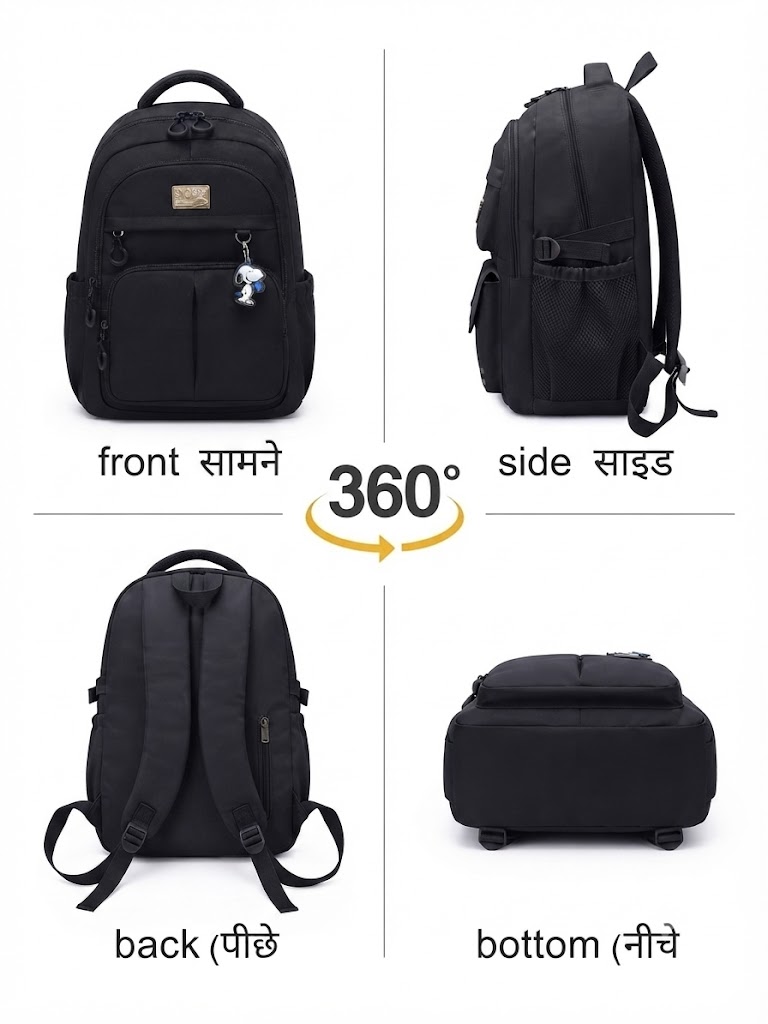 WALSON 30L Laptop Backpack for Men  Women  Fits 17 Inch Laptop  Water-Resistant School College Office  Travel Bag