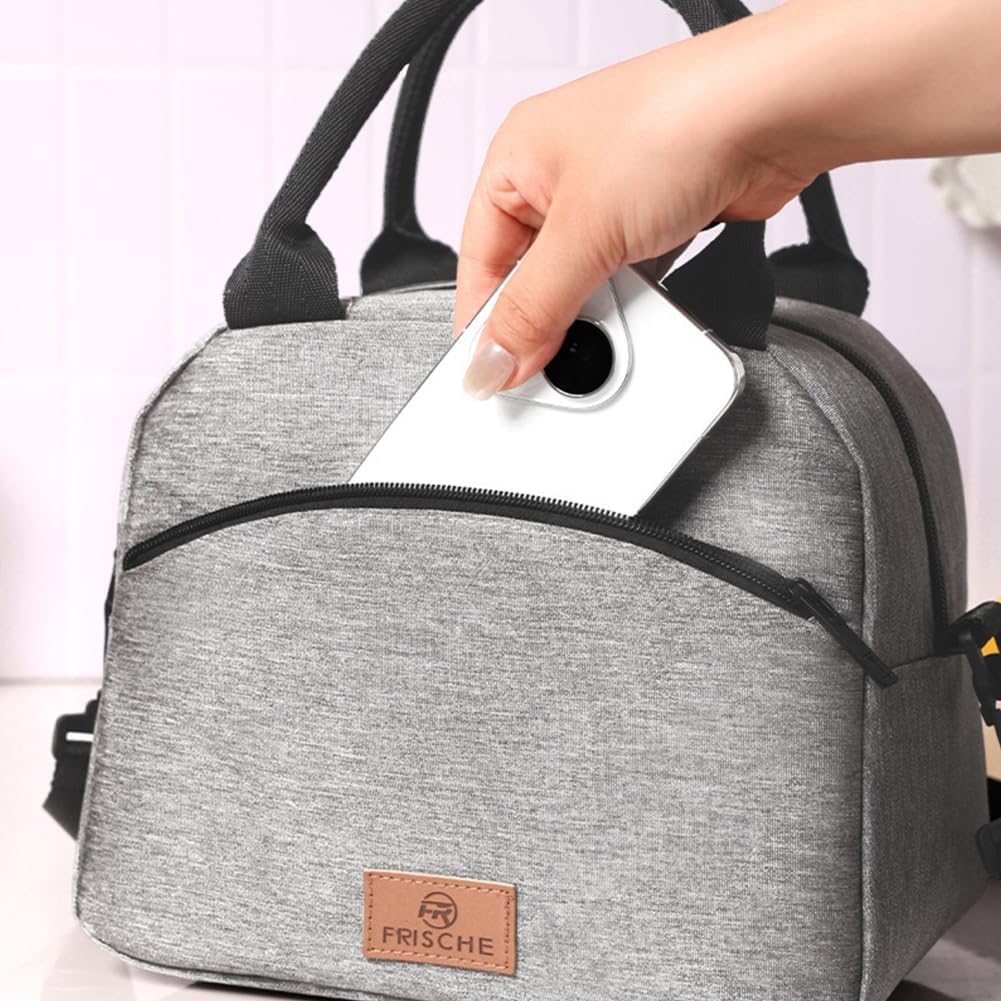 WALSON Insulated Lunch Bag  Leakproof Thermal Tiffin Tote for Men Women  Kids